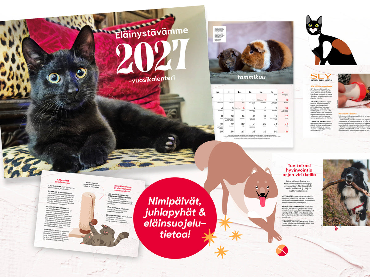 Eläinystävämme kalenteri 2027