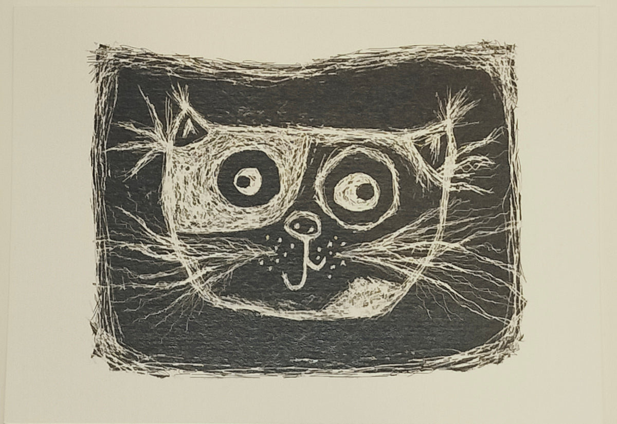 Kissa -postikortti